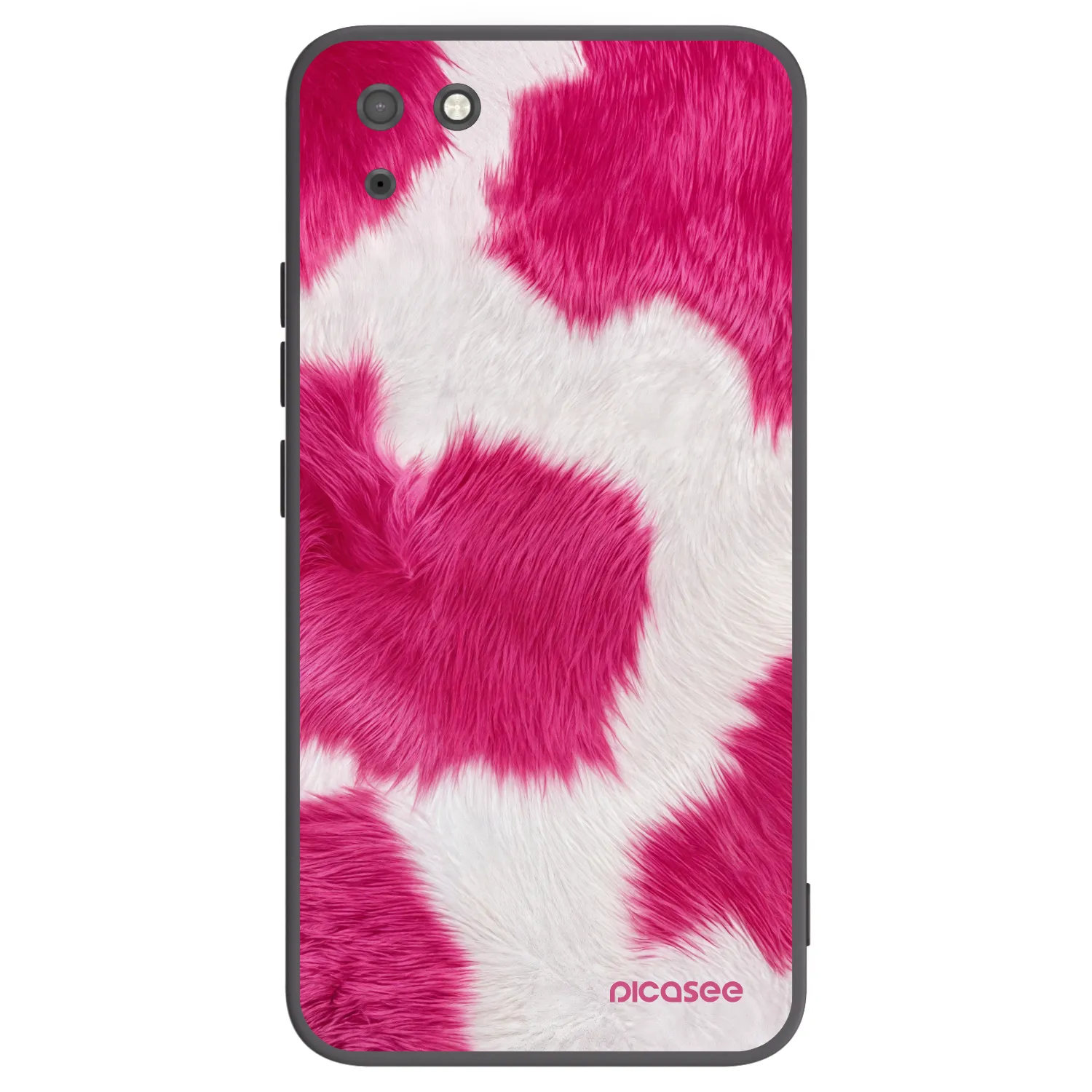 Picasee Huawei Y5P Hülle - Schwarzes Silikon - Pink Moo