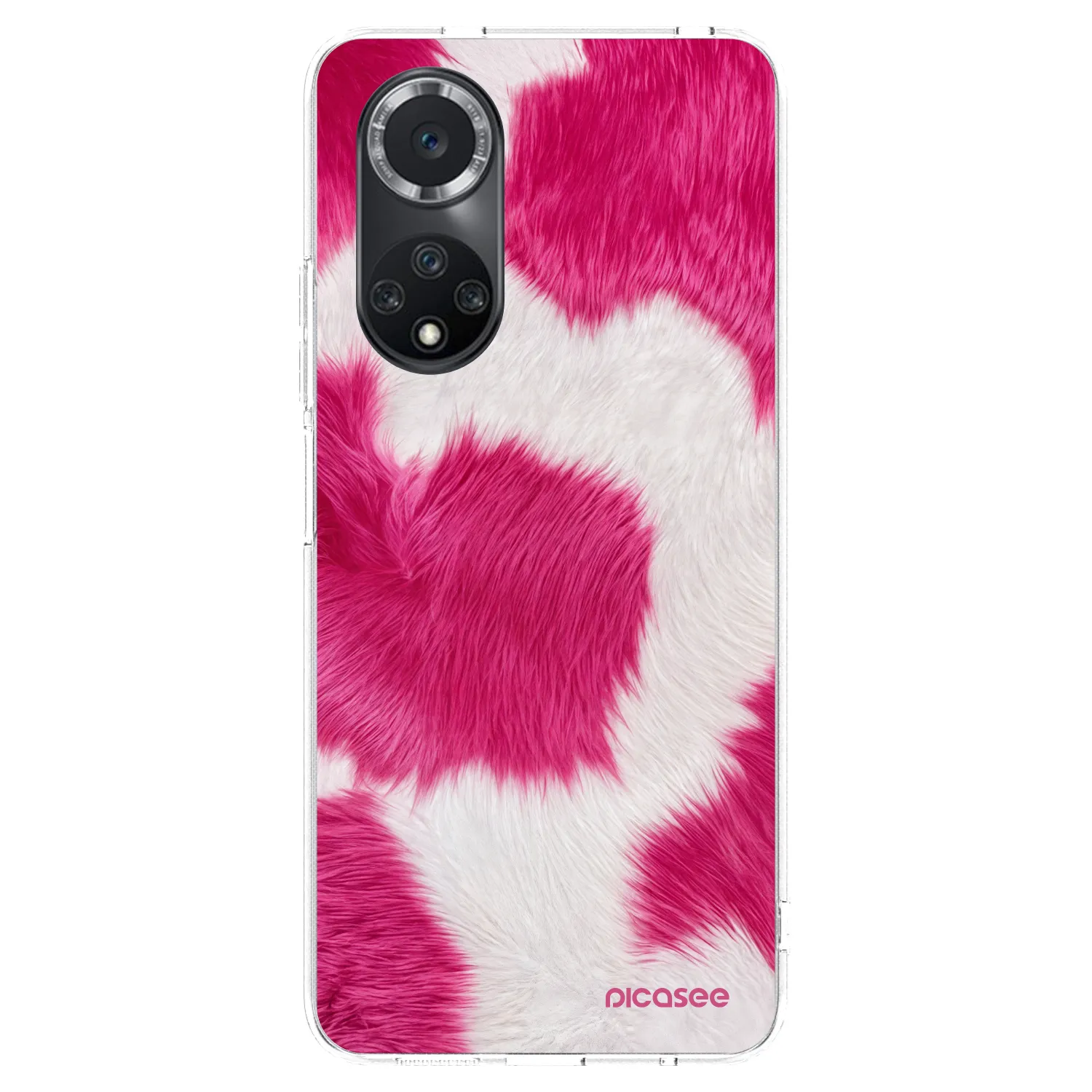 Picasee Huawei Nova 9 SE Hülle - Transparentes Silikon - Pink Moo