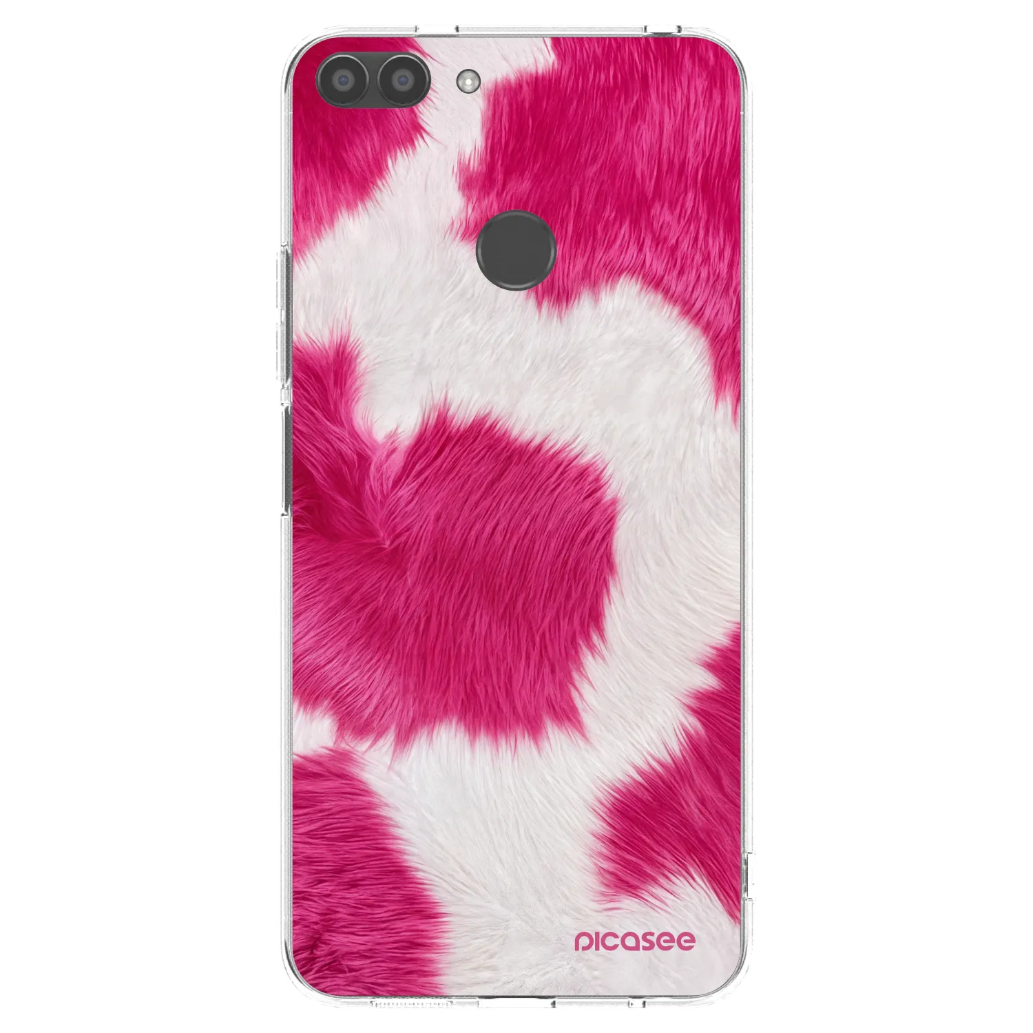 Picasee Huawei P Smart Hülle - Transparentes Silikon - Pink Moo