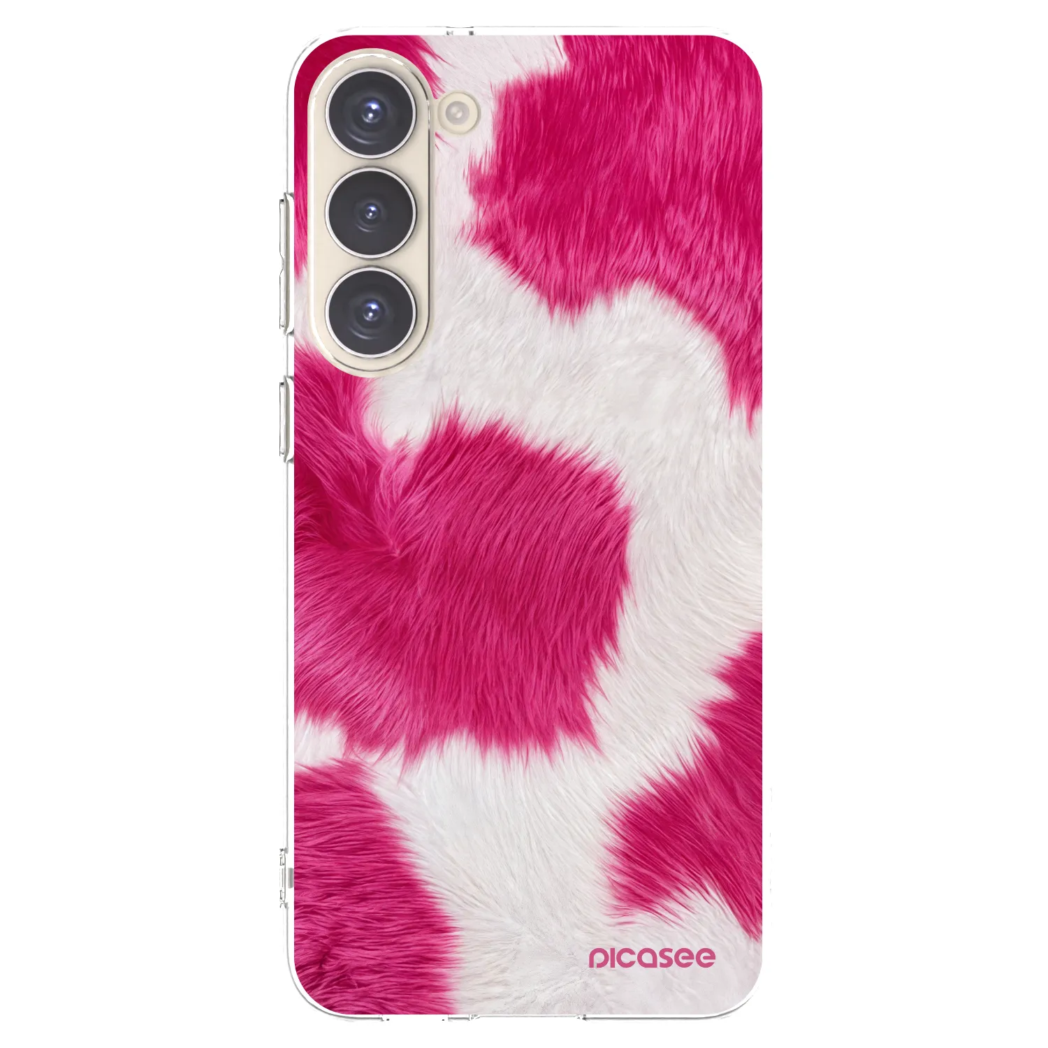 Picasee Samsung Galaxy S23+ 5G Hülle - Transparentes Silikon - Pink Moo