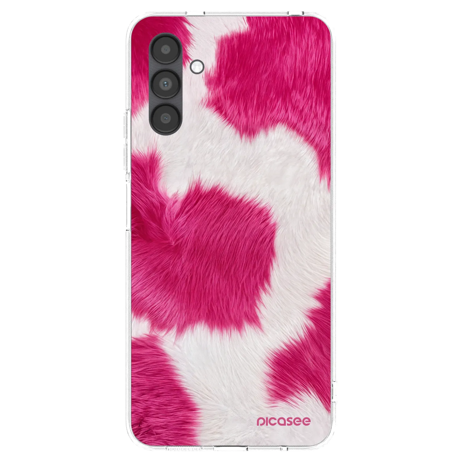 Picasee Samsung Galaxy A04s A047F Hülle - Transparentes Silikon - Pink Moo