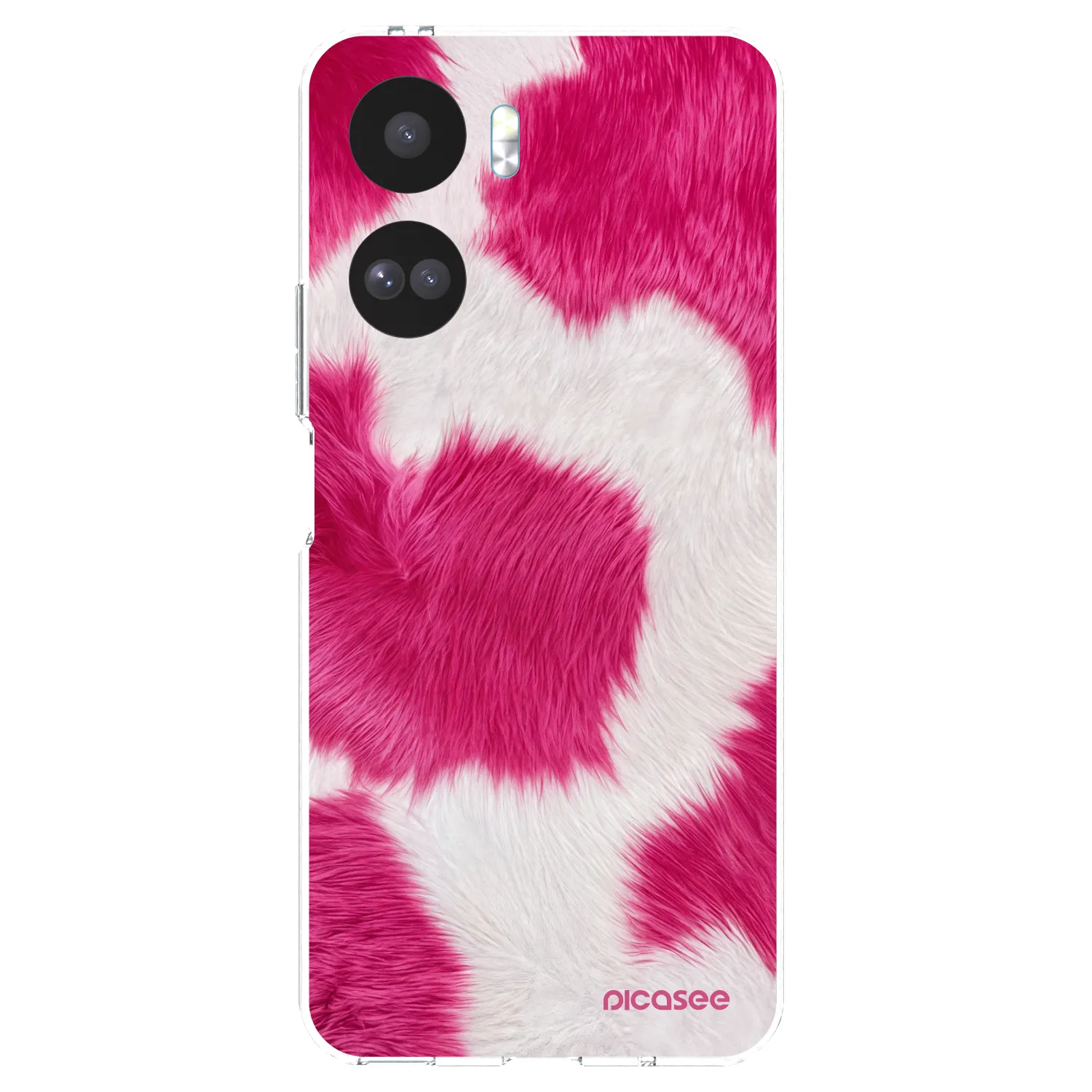 Picasee Honor 90 Lite 5G Hülle - Transparentes Silikon - Pink Moo