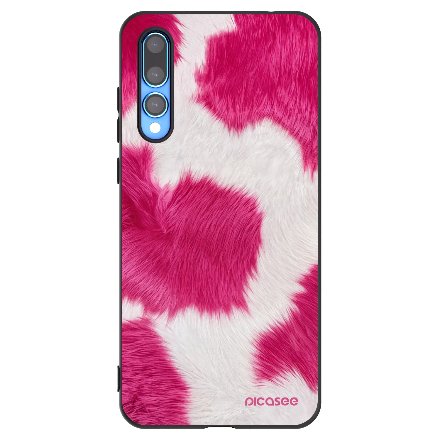 Picasee Huawei P20 Pro Hülle - Schwarzes Silikon - Pink Moo