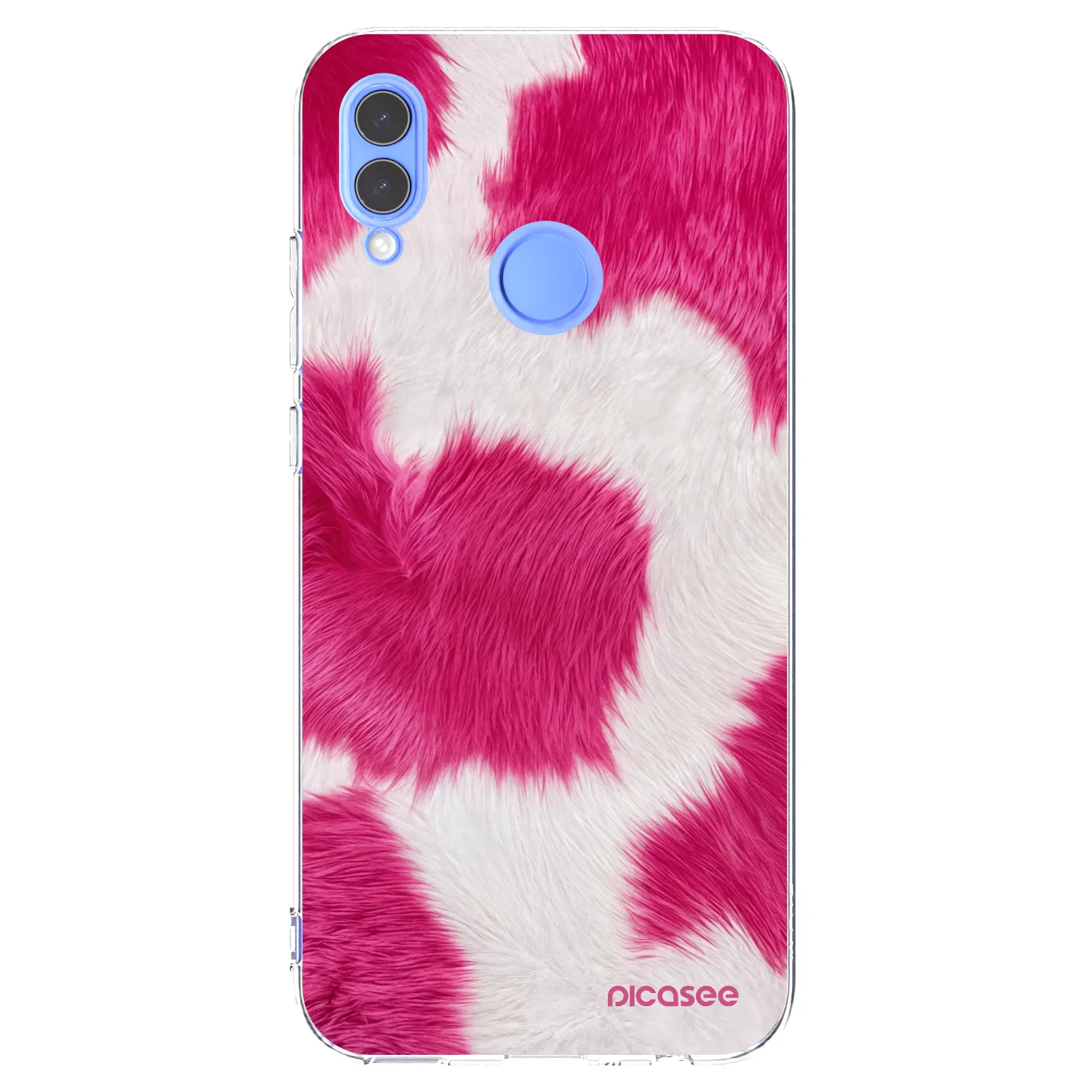 Picasee Huawei P Smart 2019 Hülle - Transparentes Silikon - Pink Moo
