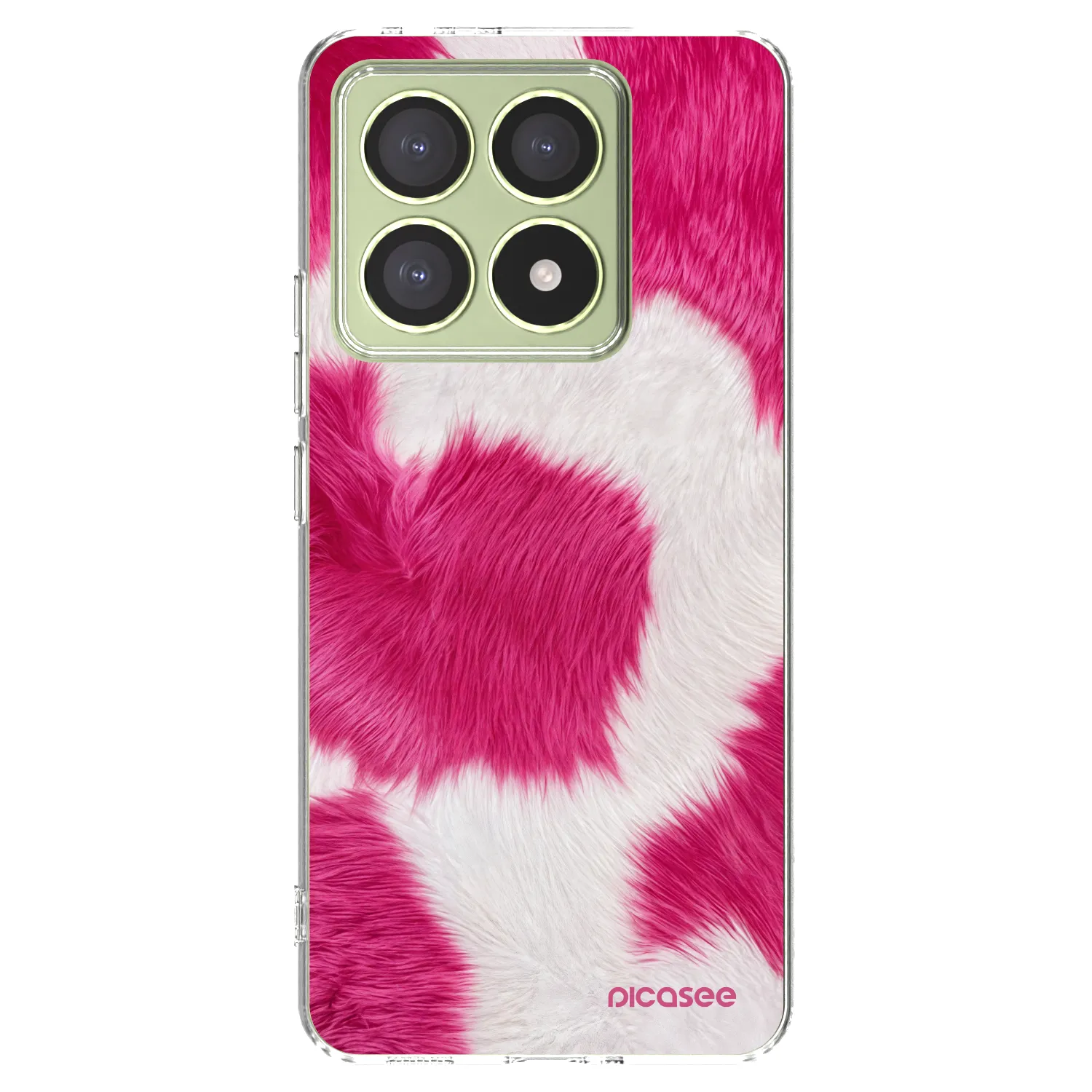 Picasee Xiaomi 14T Hülle - Transparentes Silikon - Pink Moo