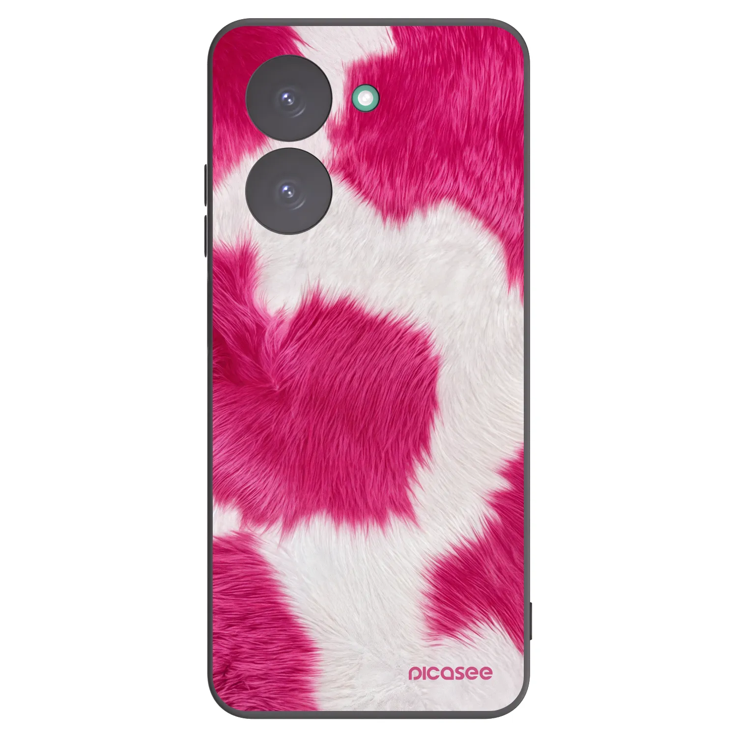 Picasee Xiaomi Redmi A5 Hülle - Schwarzes Silikon - Pink Moo