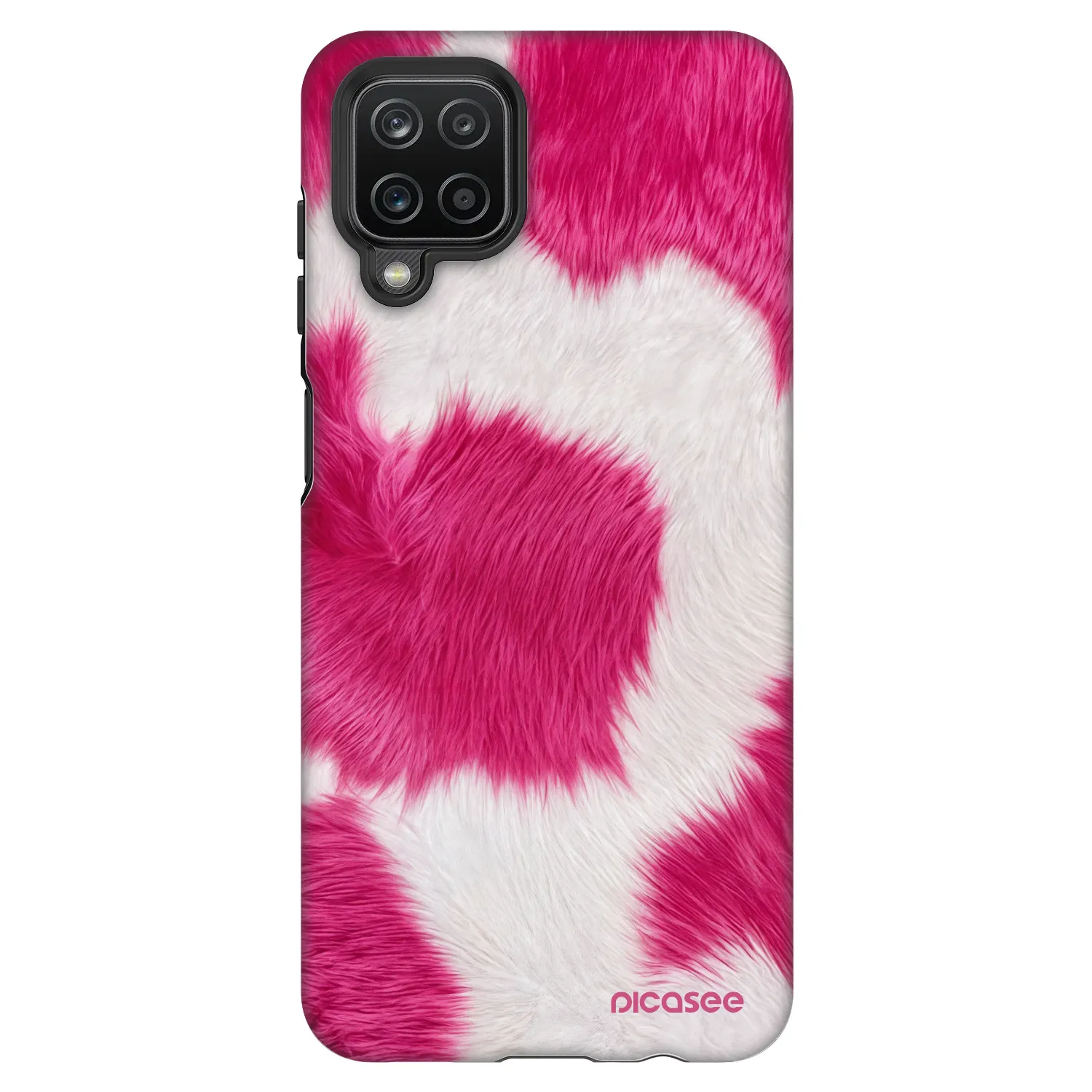 Picasee Fashion Case für Samsung Galaxy A12 A125F - Pink Moo