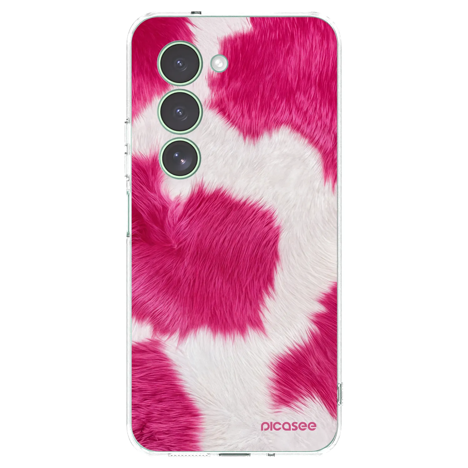 Picasee Xiaomi Redmi 15 5G Hülle - Transparentes Silikon - Pink Moo