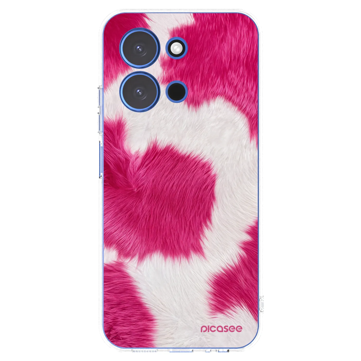 Picasee Xiaomi Redmi 15C 4G Hülle - Transparentes Silikon - Pink Moo
