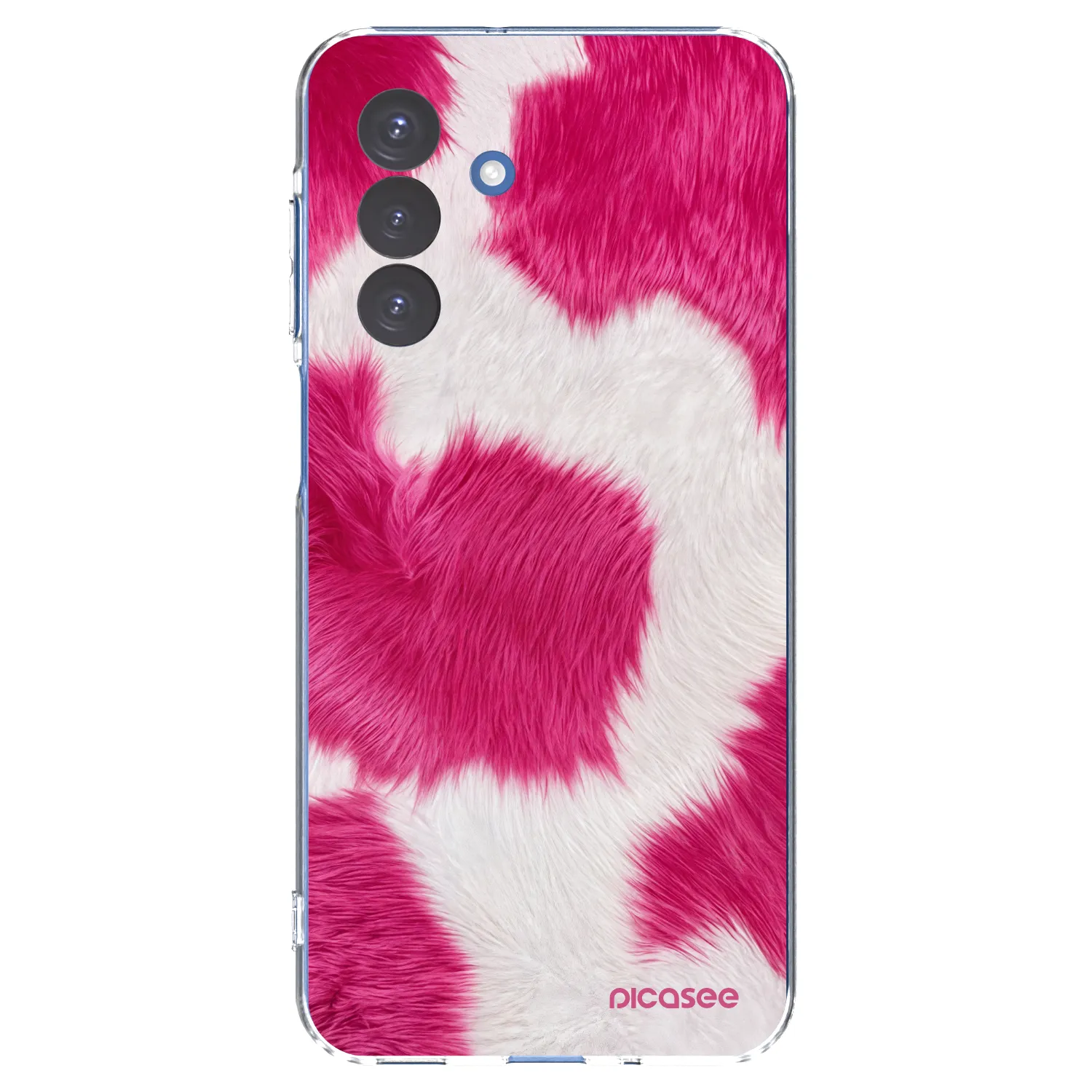 Picasee Samsung Galaxy A17 5G Hülle - Transparentes Silikon - Pink Moo