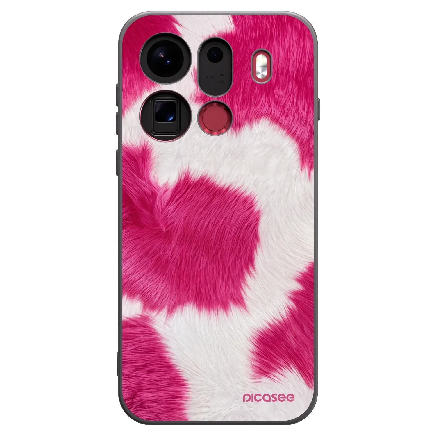 Picasee OPPO Find X9 Pro Hülle - Schwarzes Silikon - Pink Moo