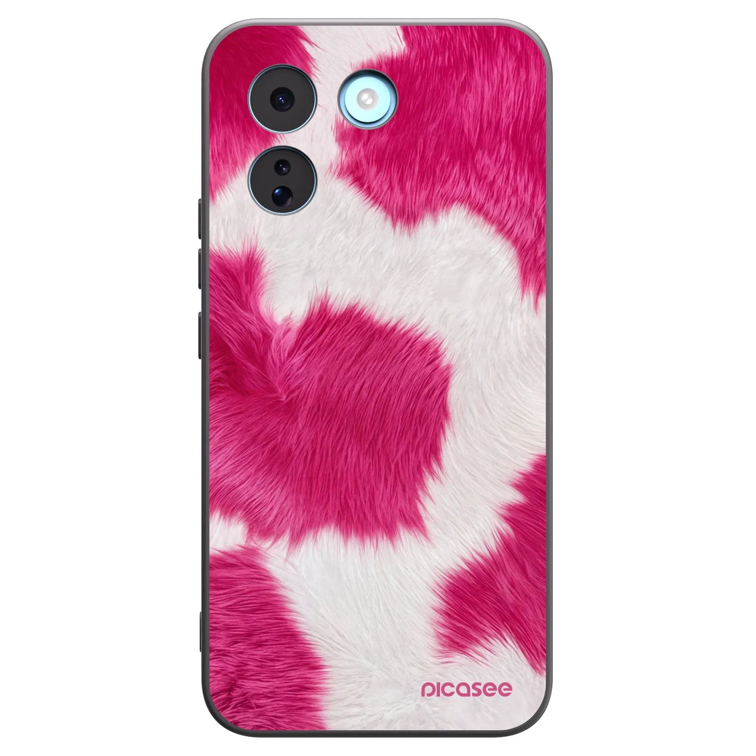 Picasee Xiaomi Redmi Note 17 Pro MAX 5G Hülle - Schwarzes Silikon - Pink Moo