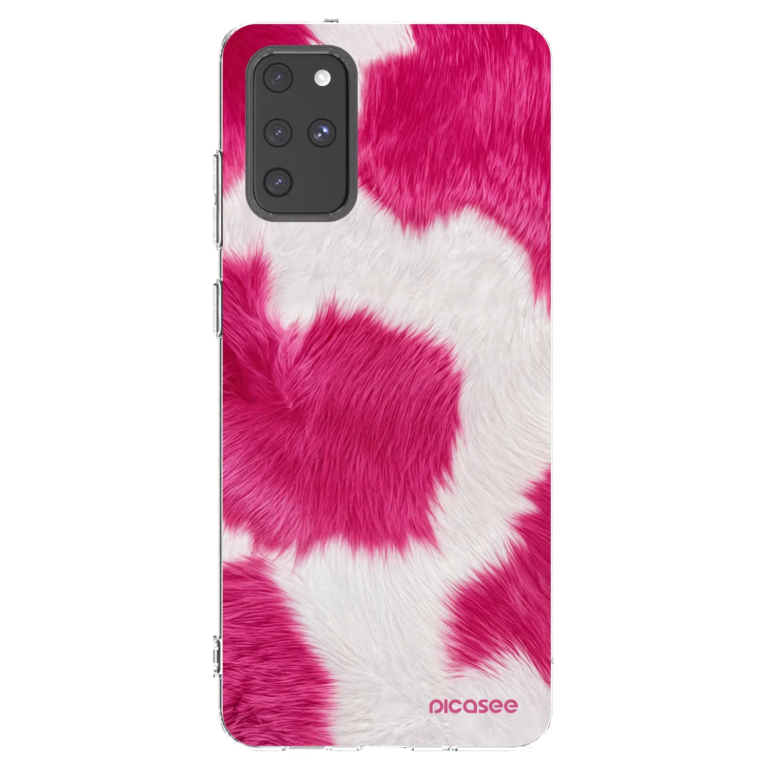 Picasee Samsung Galaxy S20+ G985F Hülle - Transparentes Silikon - Pink Moo