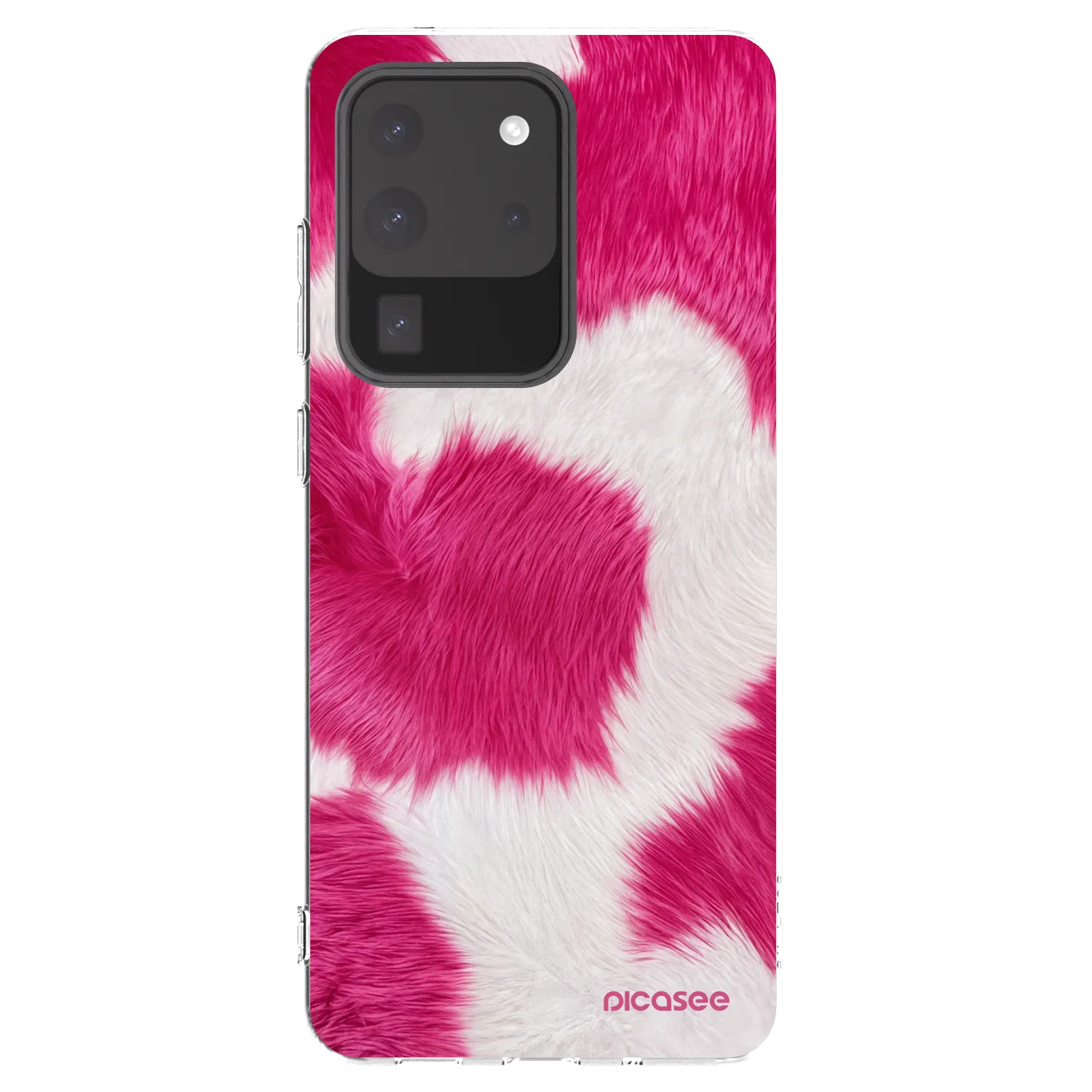 Picasee Samsung Galaxy S20 Ultra 5G G988F Hülle - Transparentes Silikon - Pink Moo
