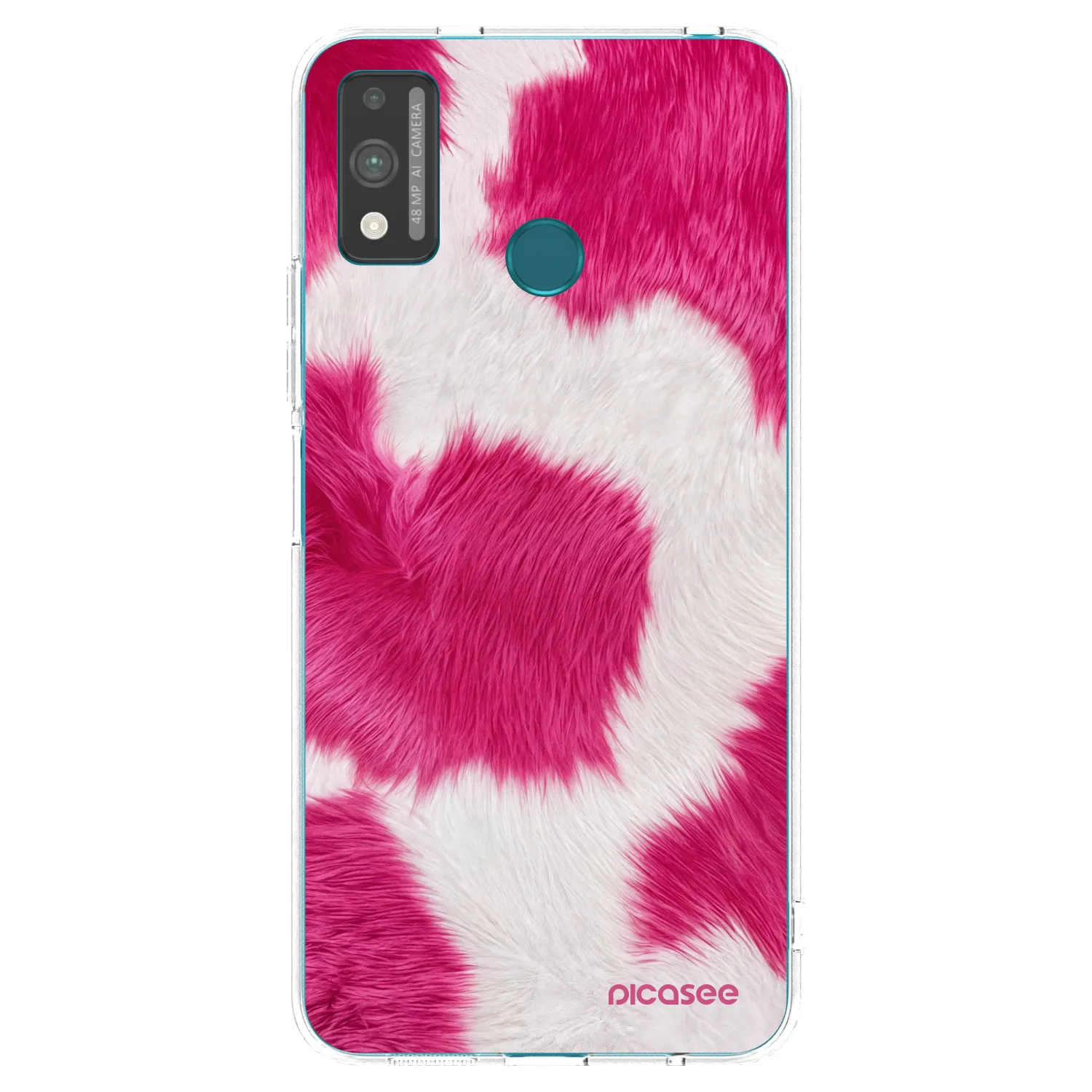 Picasee Honor 9X Lite Hülle - Transparentes Silikon - Pink Moo