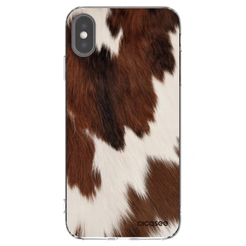 Picasee Apple iPhone XS Max Hülle - Transparentes Silikon - Rustica