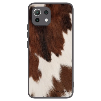 Picasee Xiaomi 11 Lite 5G NE Hülle - Schwarzes Silikon - Rustica