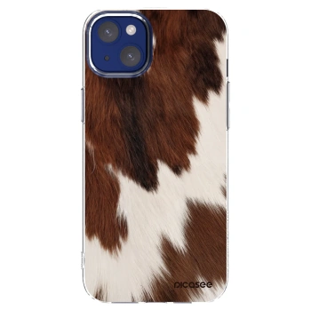 Picasee Apple iPhone 14 Plus Hülle - Transparentes Silikon - Rustica
