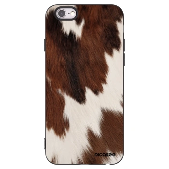 Picasee Apple iPhone 6/6S Hülle - Schwarzes Silikon - Rustica