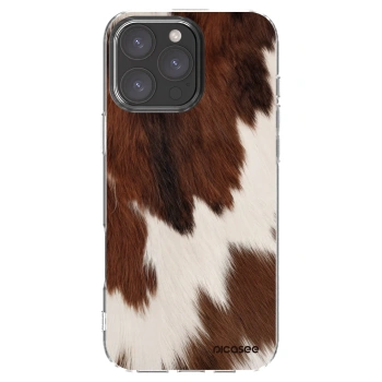 Picasee Apple iPhone 16 Pro Max Hülle - Transparentes Silikon - Rustica