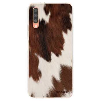 Picasee Samsung Galaxy A70 A705F Hülle - Transparentes Silikon - Rustica