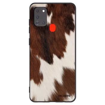 Picasee Samsung Galaxy A21s Hülle - Schwarzes Silikon - Rustica