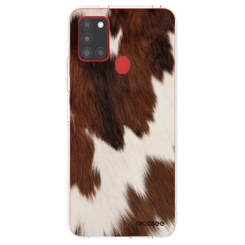 Picasee Samsung Galaxy A21s Hülle - Transparentes Silikon - Rustica