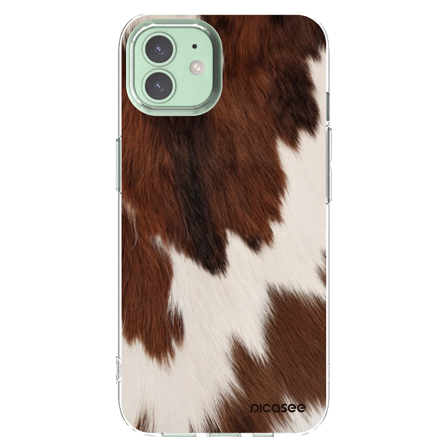 Picasee Apple iPhone 12 Pro Hülle - Transparentes Silikon - Rustica