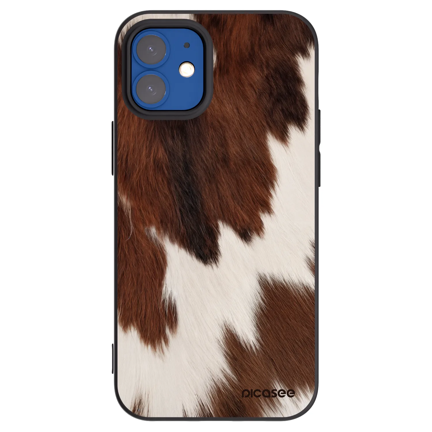 Picasee Apple iPhone 12 mini Hülle - Schwarzes Silikon - Rustica