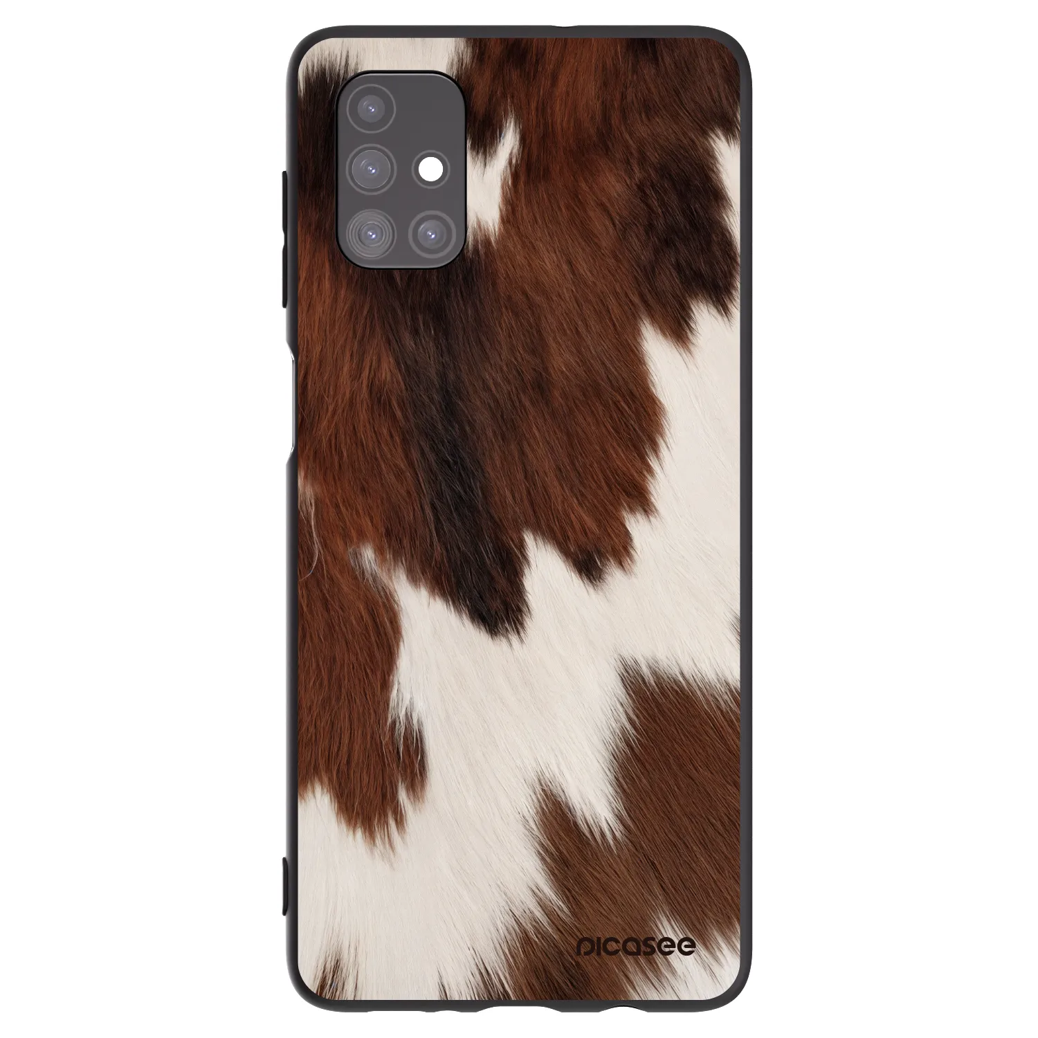 Picasee Samsung Galaxy M51 M515F Hülle - Schwarzes Silikon - Rustica