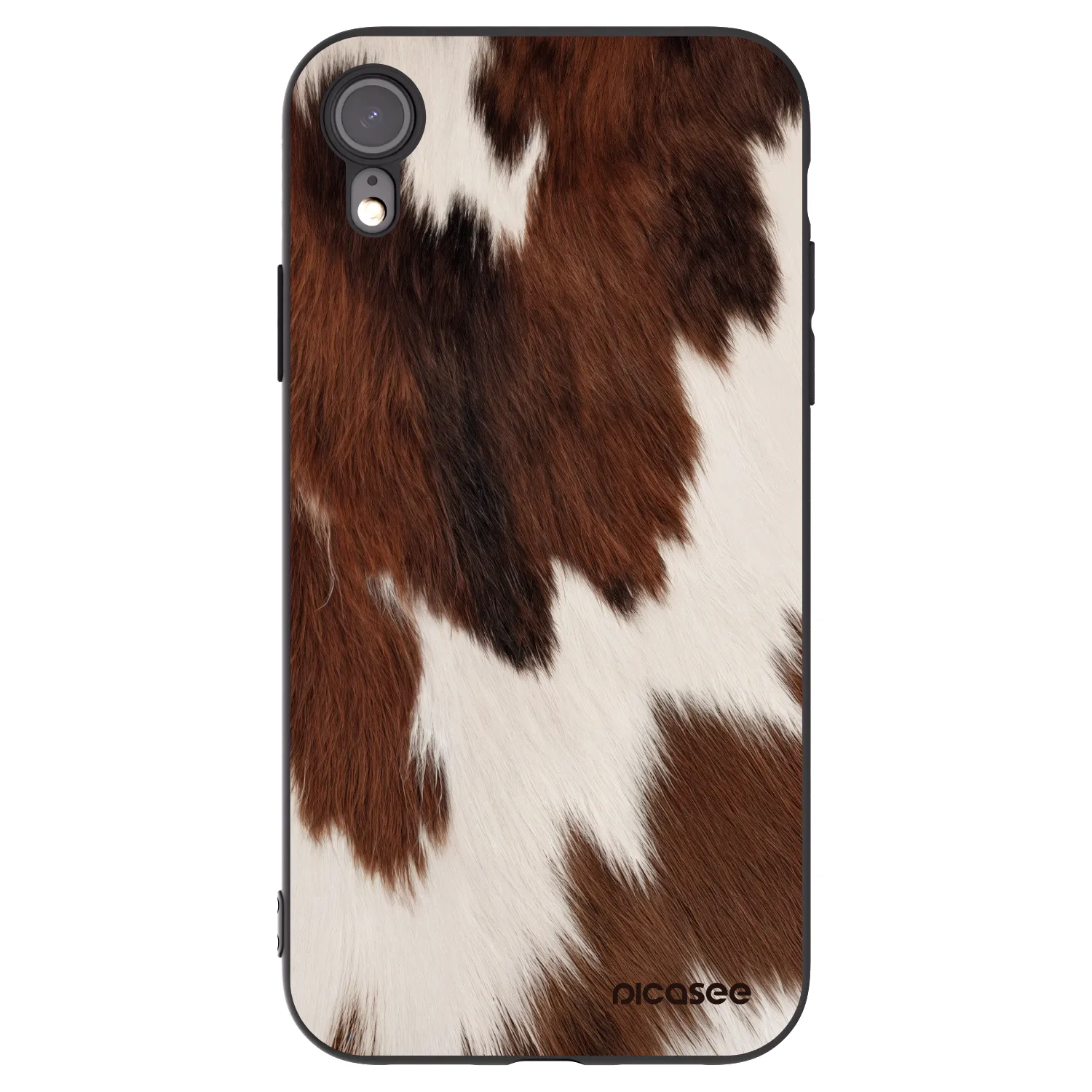 Picasee Apple iPhone XR Hülle - Schwarzes Silikon - Rustica