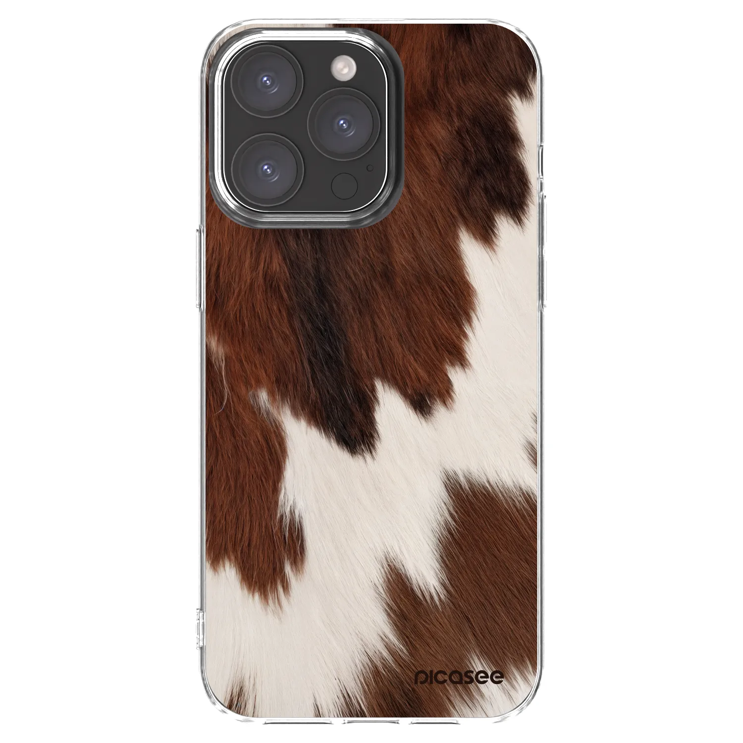 Picasee Apple iPhone 15 Pro Max Hülle - Transparentes Silikon - Rustica