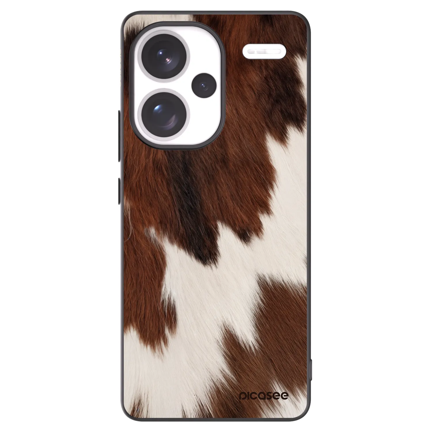 Picasee Xiaomi Redmi Note 13 Pro+ 5G Hülle - Schwarzes Silikon - Rustica