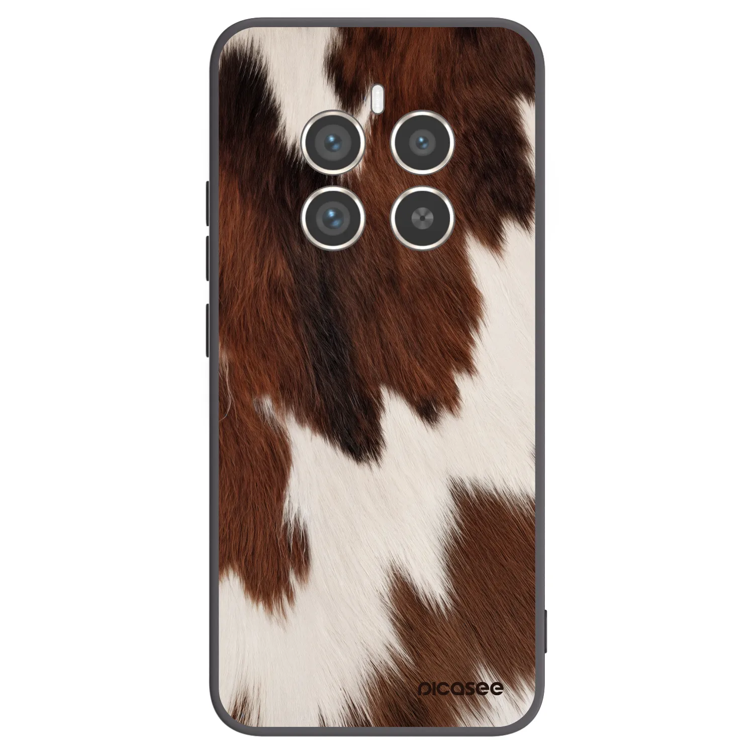 Picasee Realme 12 Pro 5G Hülle - Schwarzes Silikon - Rustica