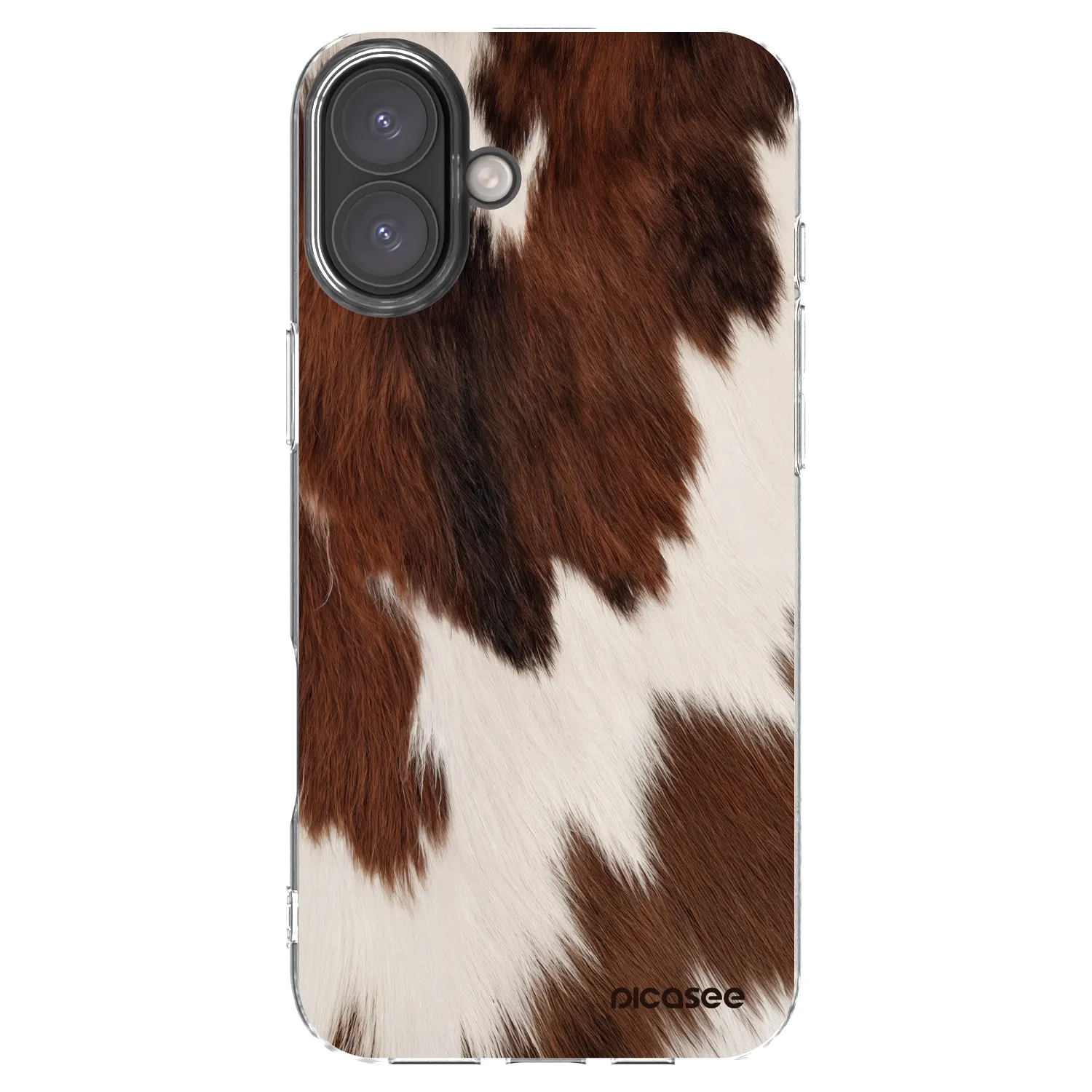 Picasee Apple iPhone 16 Plus Hülle - Transparentes Silikon - Rustica