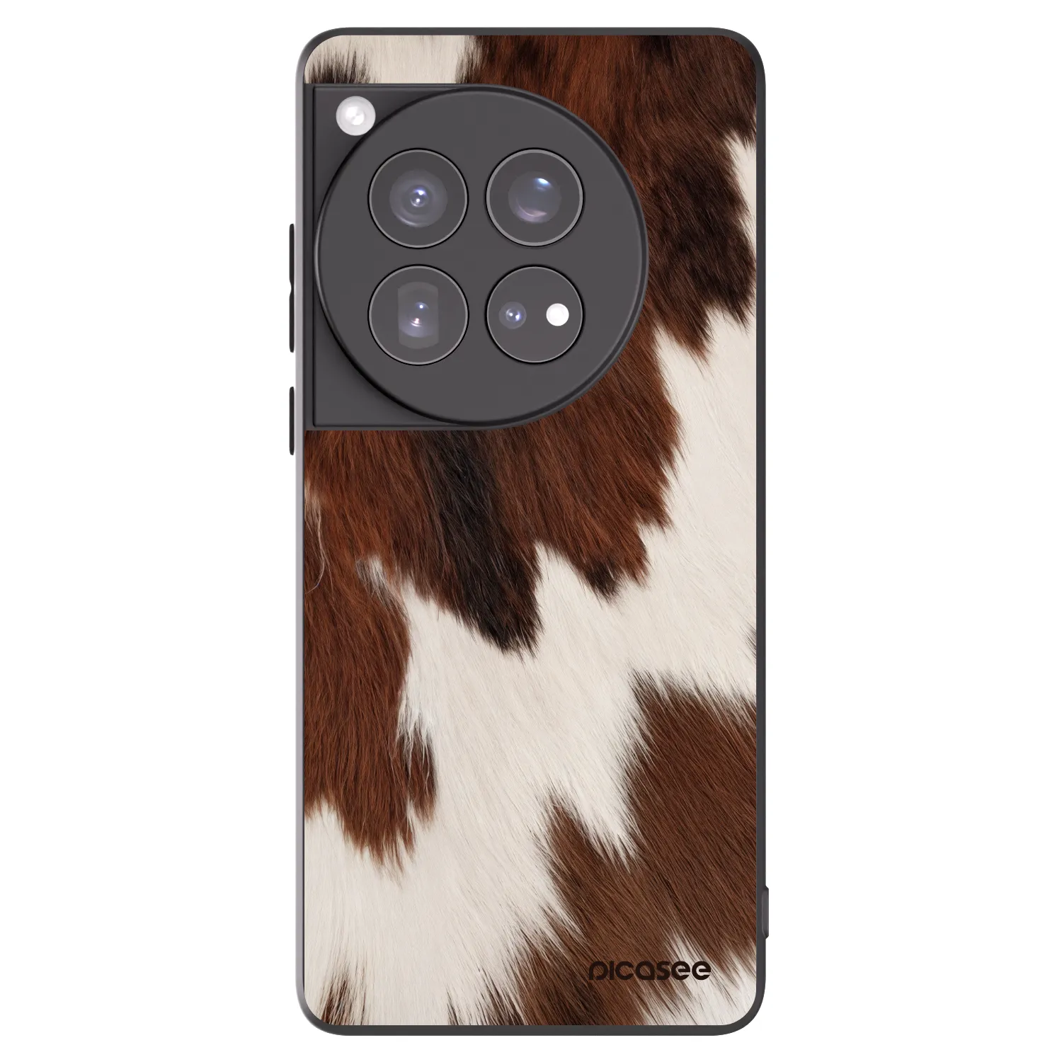 Picasee OnePlus 12 5G Hülle - Schwarzes Silikon - Rustica