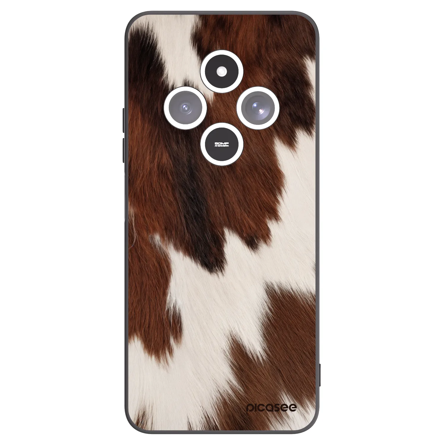 Picasee Xiaomi Redmi 14C Hülle - Schwarzes Silikon - Rustica