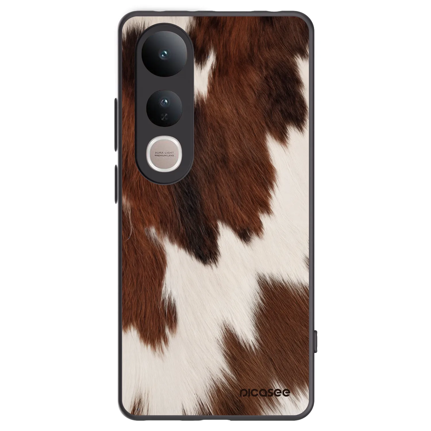 Picasee Vivo V50 Lite 5G Hülle - Schwarzes Silikon - Rustica