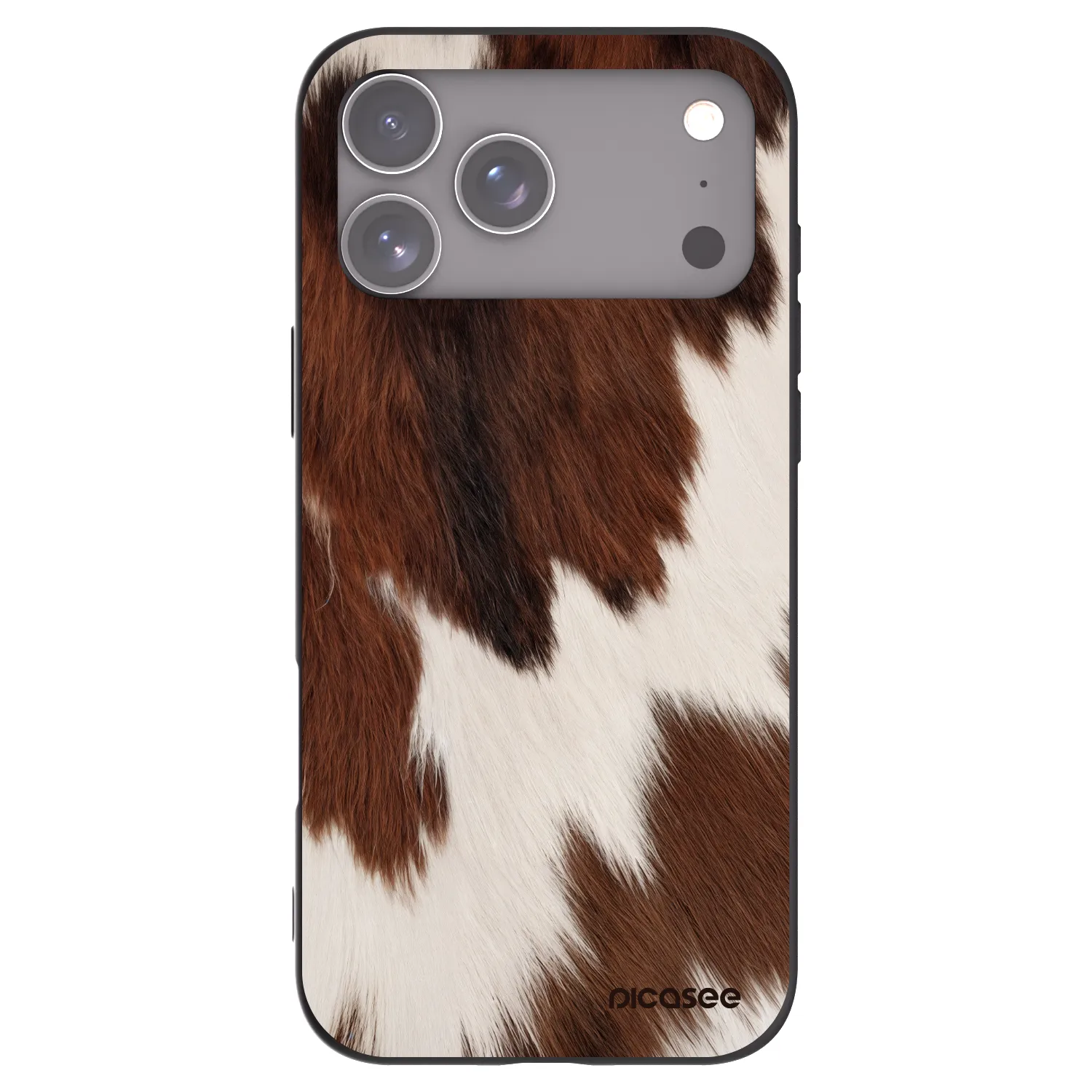 Picasee Apple iPhone 17 Pro Max Hülle - Schwarzes Silikon - Rustica