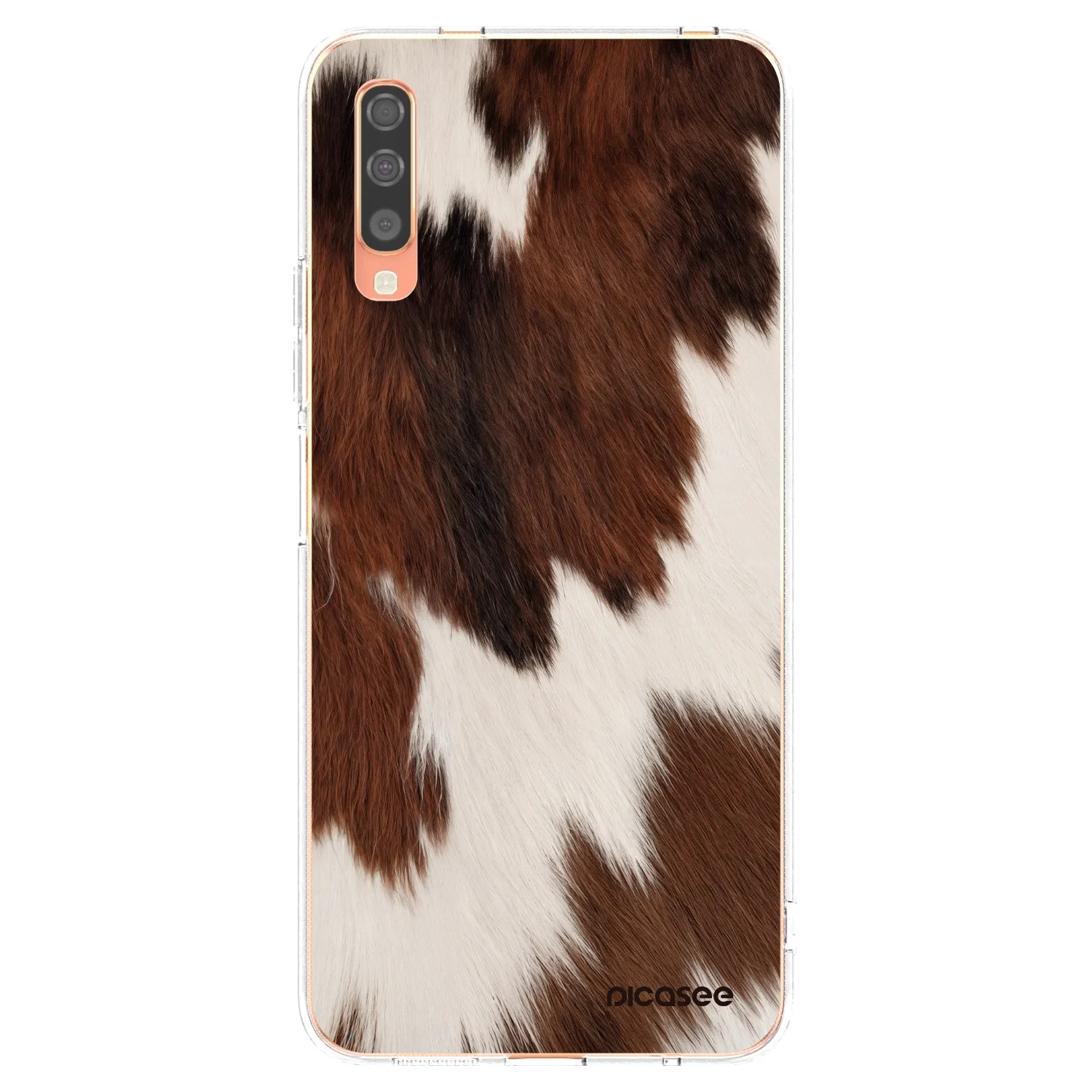 Picasee Samsung Galaxy A70 A705F Hülle - Transparentes Silikon - Rustica
