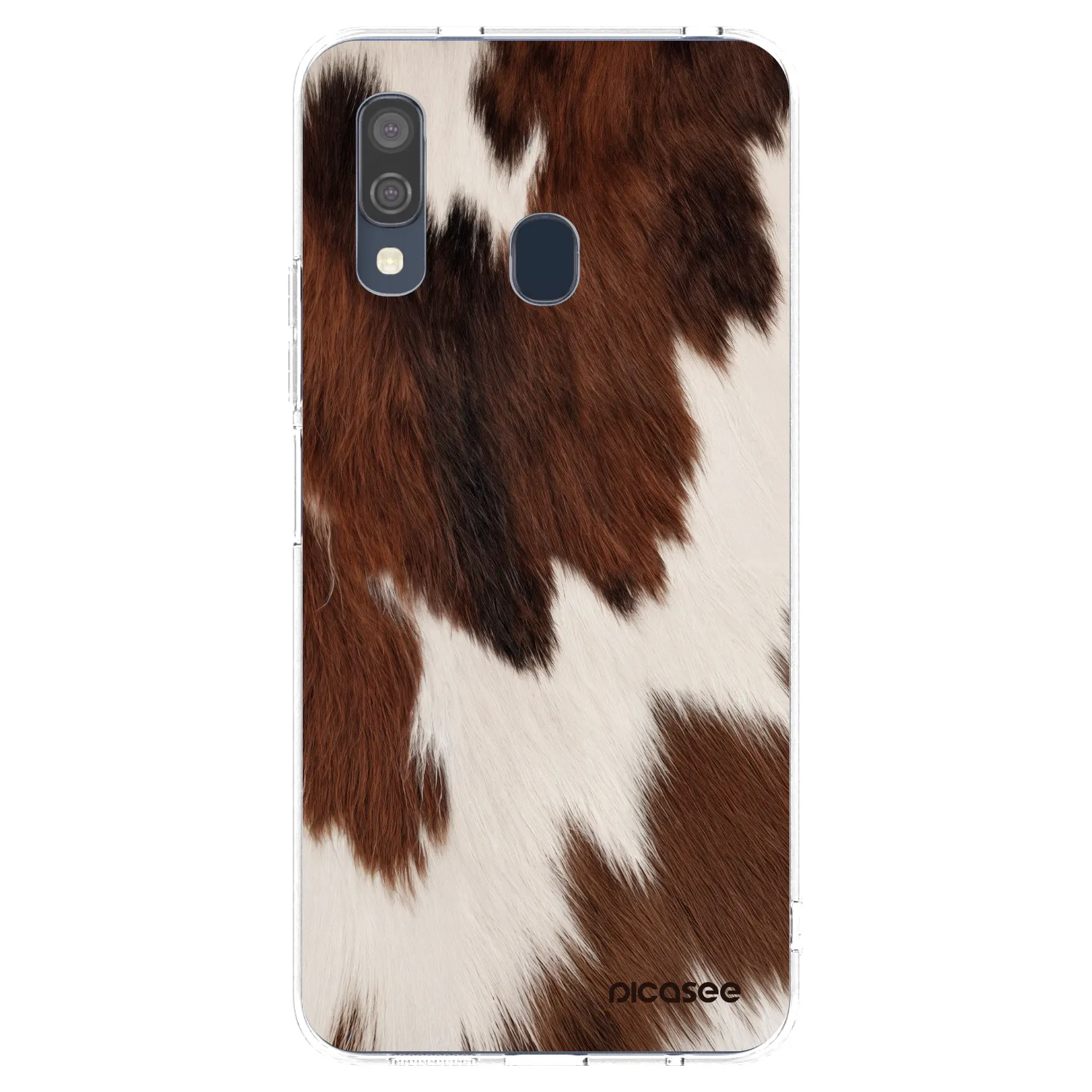 Picasee Samsung Galaxy A40 A405F Hülle - Transparentes Silikon - Rustica