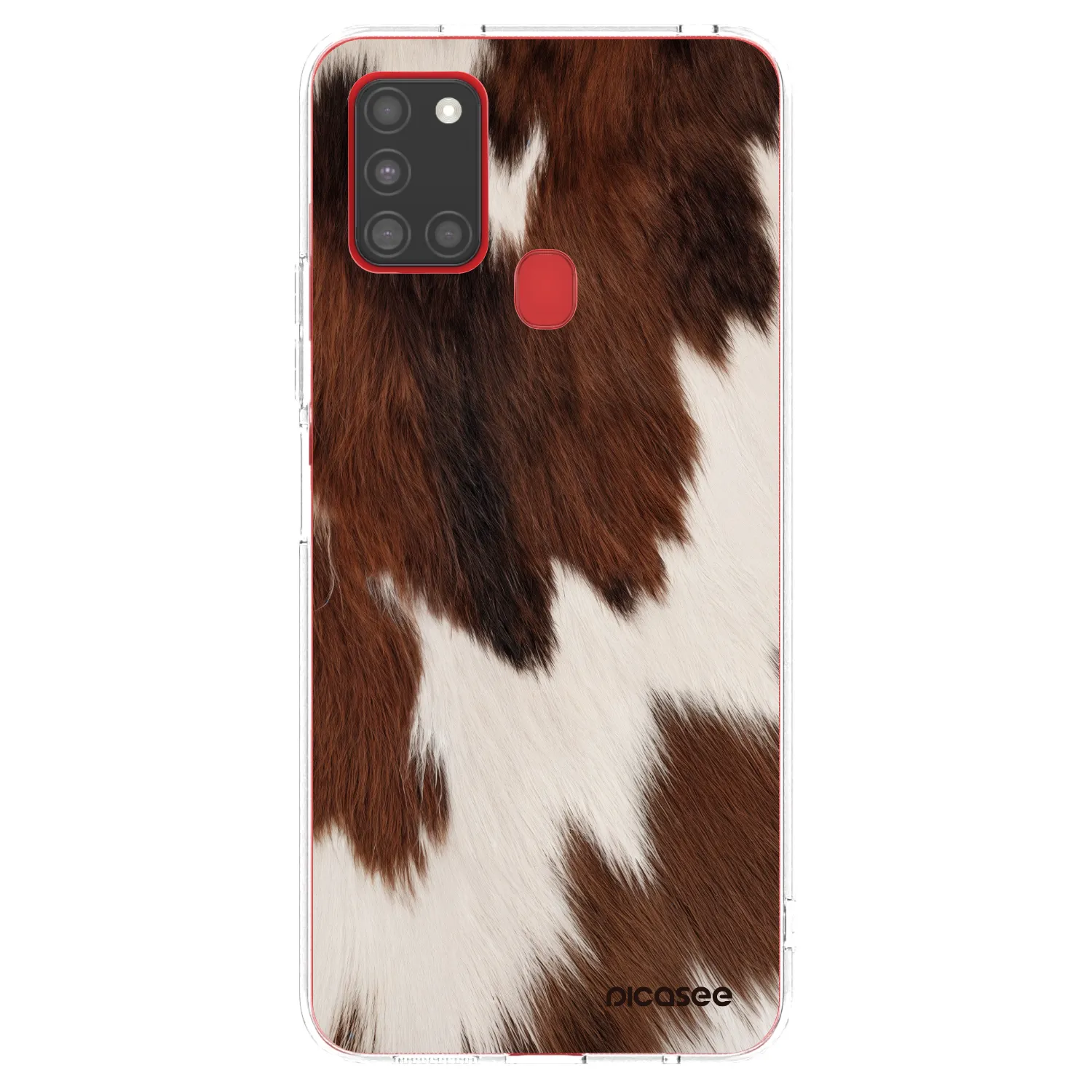 Picasee Samsung Galaxy A21s Hülle - Transparentes Silikon - Rustica