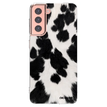 Picasee Samsung Galaxy S21 5G G991B Hülle - Transparentes Silikon - Black Moo
