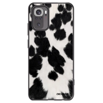 Picasee Xiaomi Redmi Note 10S Hülle - Schwarzes Silikon - Black Moo