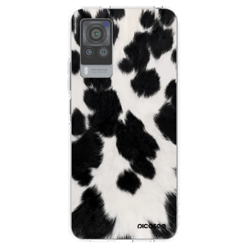 Picasee Vivo X60 Pro 5G Hülle - Transparentes Silikon - Black Moo