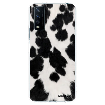 Picasee Vivo Y11s Hülle - Transparentes Silikon - Black Moo