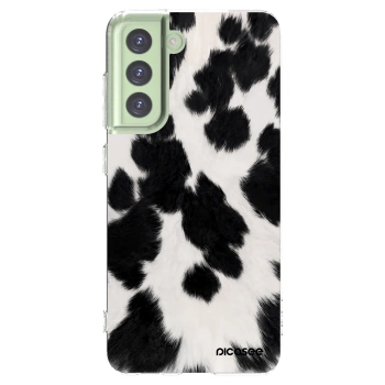 Picasee Samsung Galaxy S21 FE 5G Hülle - Transparentes Silikon - Black Moo