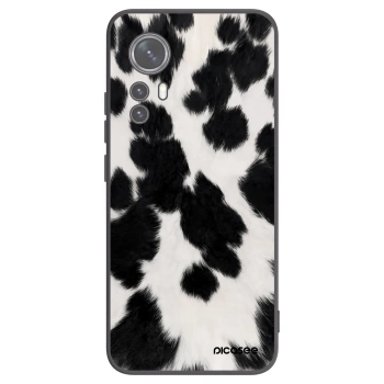Picasee Xiaomi 12 Hülle - Schwarzes Silikon - Black Moo