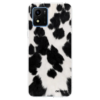 Picasee Vivo Y01 Hülle - Transparentes Silikon - Black Moo