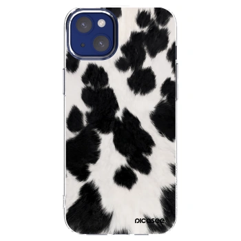 Picasee Apple iPhone 14 Plus Hülle - Transparentes Silikon - Black Moo